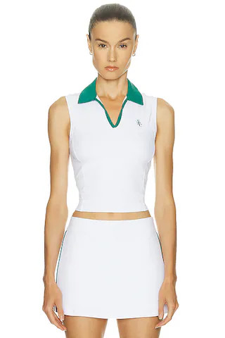 Sports Polo Vest Top | FWRD 