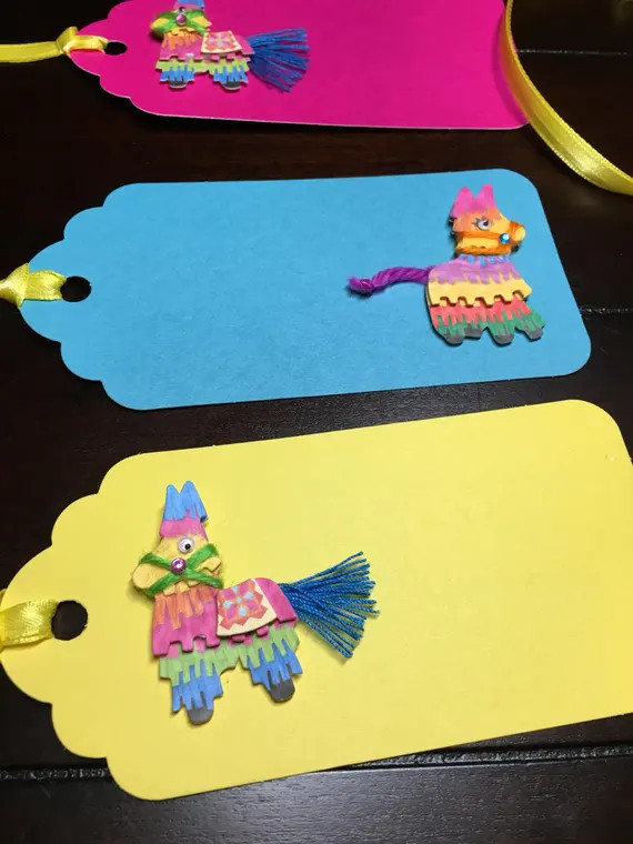 Pinata Tags, Pinatas Goodie Bag Tags, Favor Tags, Mexican Gift Tags, Personalized Pinata Tag, Custom | Etsy (US)