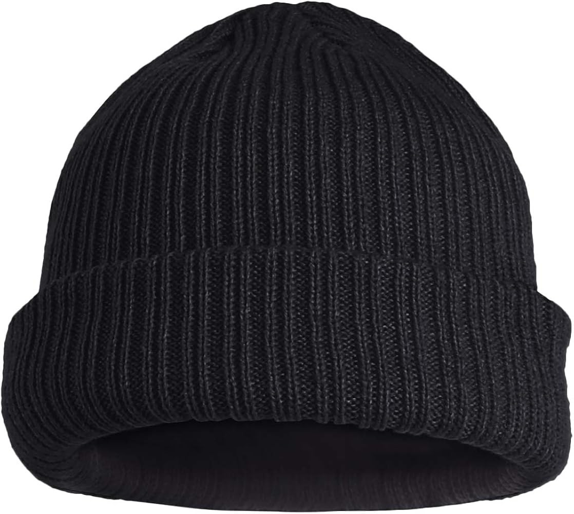 PACEARM Beanie Men Women - Unisex Winter Beanies Cuffed Knit Hat Plain Skull Cap | Amazon (US)