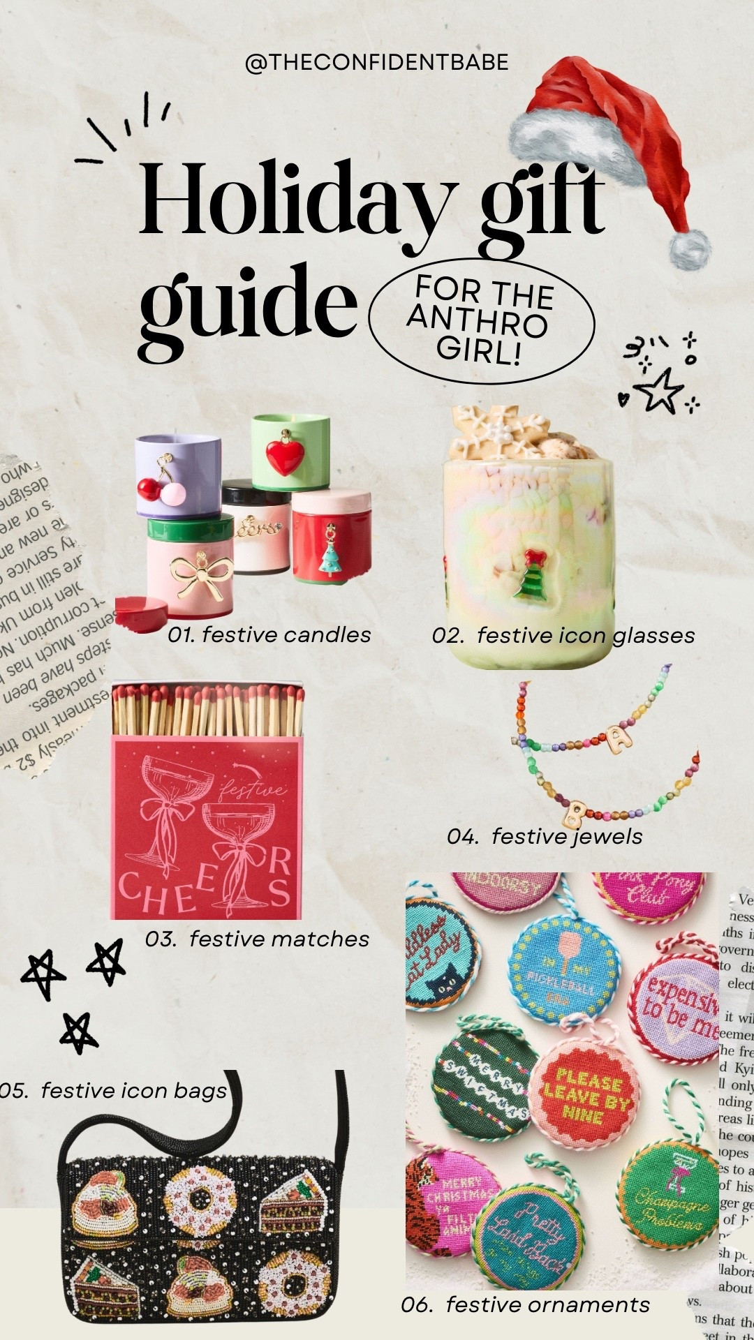 gift guide for the festive anthro girlie! 

festive holiday. gift guide. anthro gifts

#LTKHoliday #LTKFindsUnder100 #LTKGiftGuide