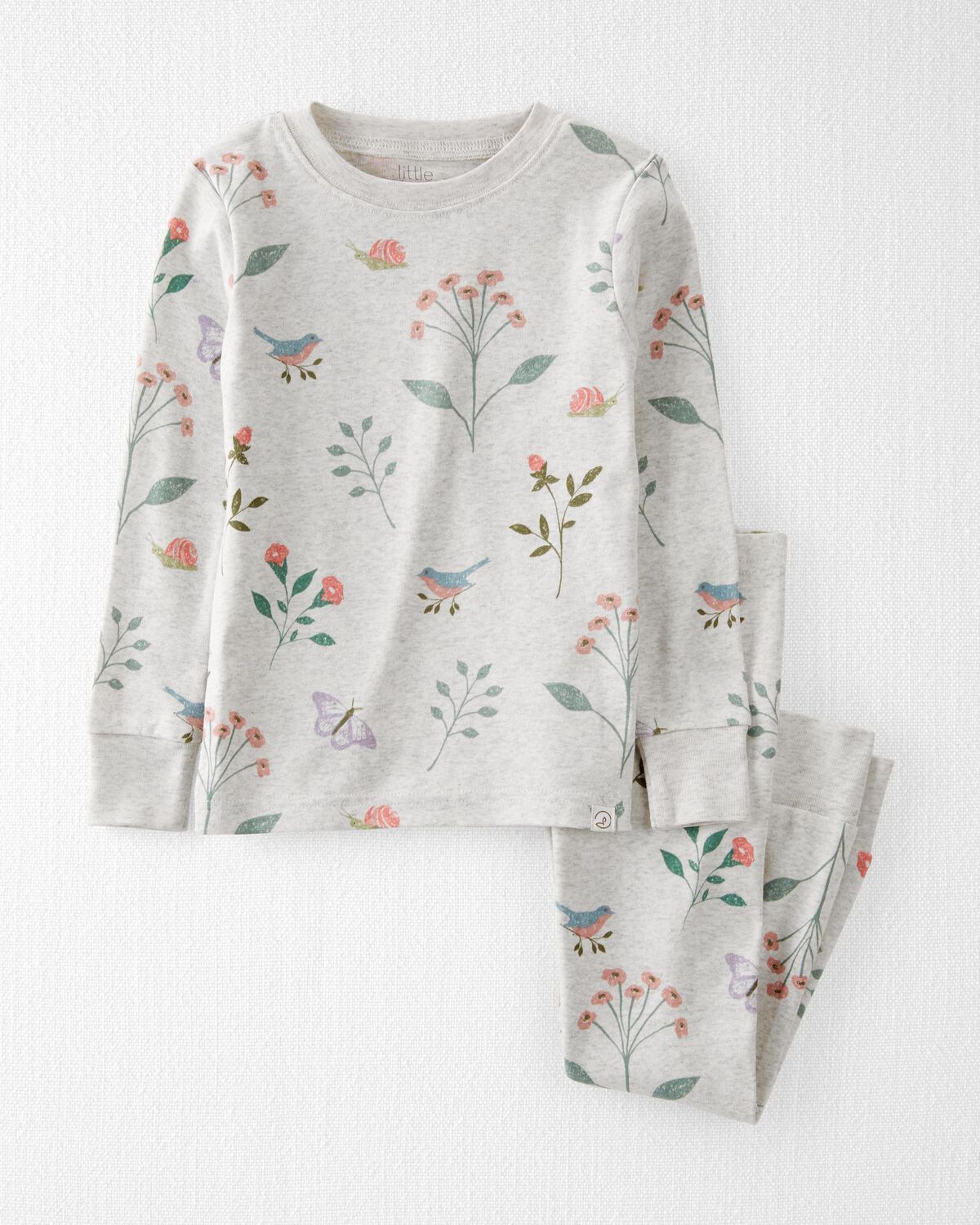 Botanical Print Toddler Organic Cotton 2-Piece Pajamas Set | carters.com | Carter's