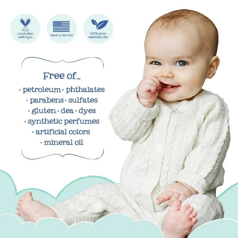 Oilogic Stuffy Nose & Cough, Essential Oil Vapor Bath for Baby, 9 oz | Walmart (US)