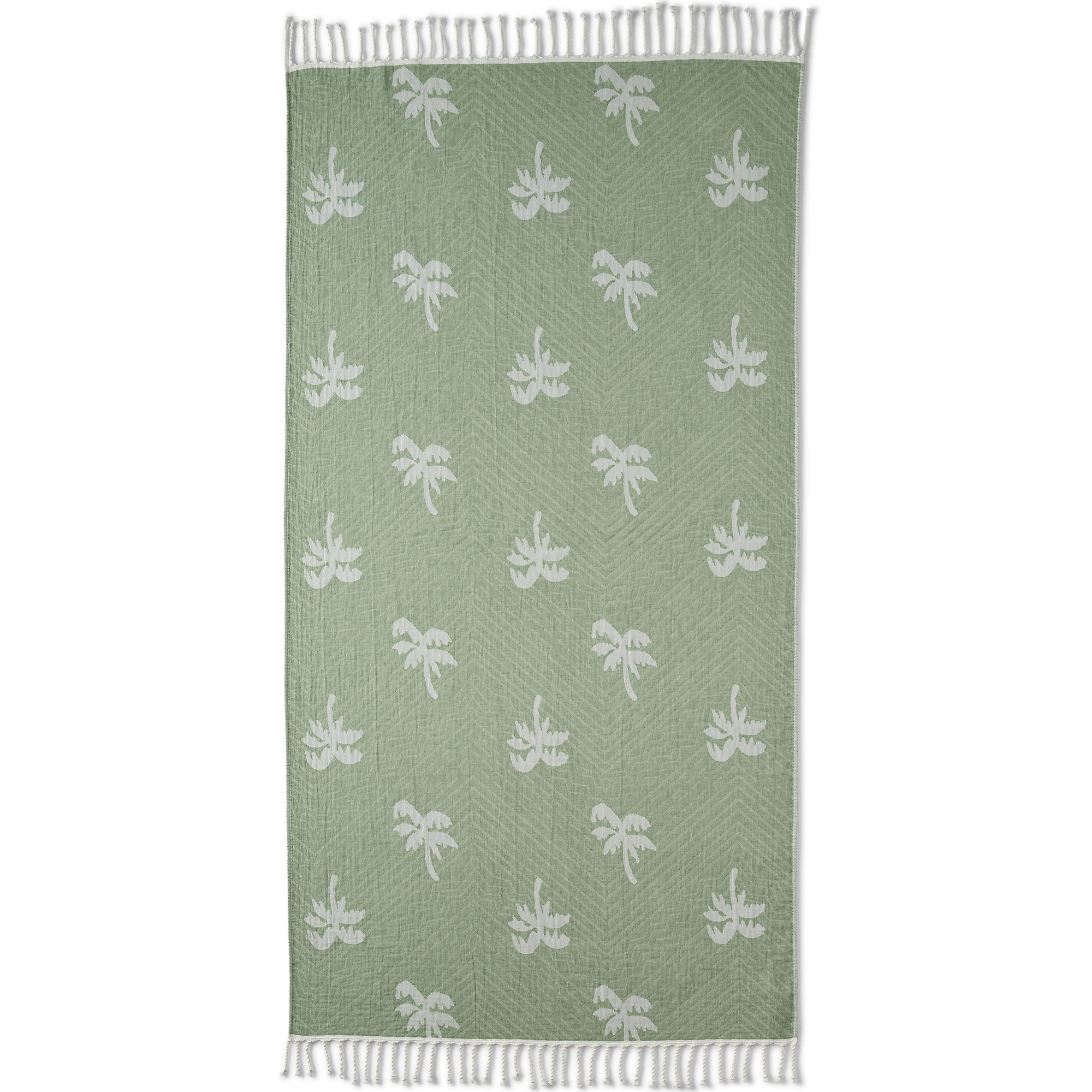 Coast Clear Sand Resistant Turkish Cotton Beach Towel | Lands' End (US)