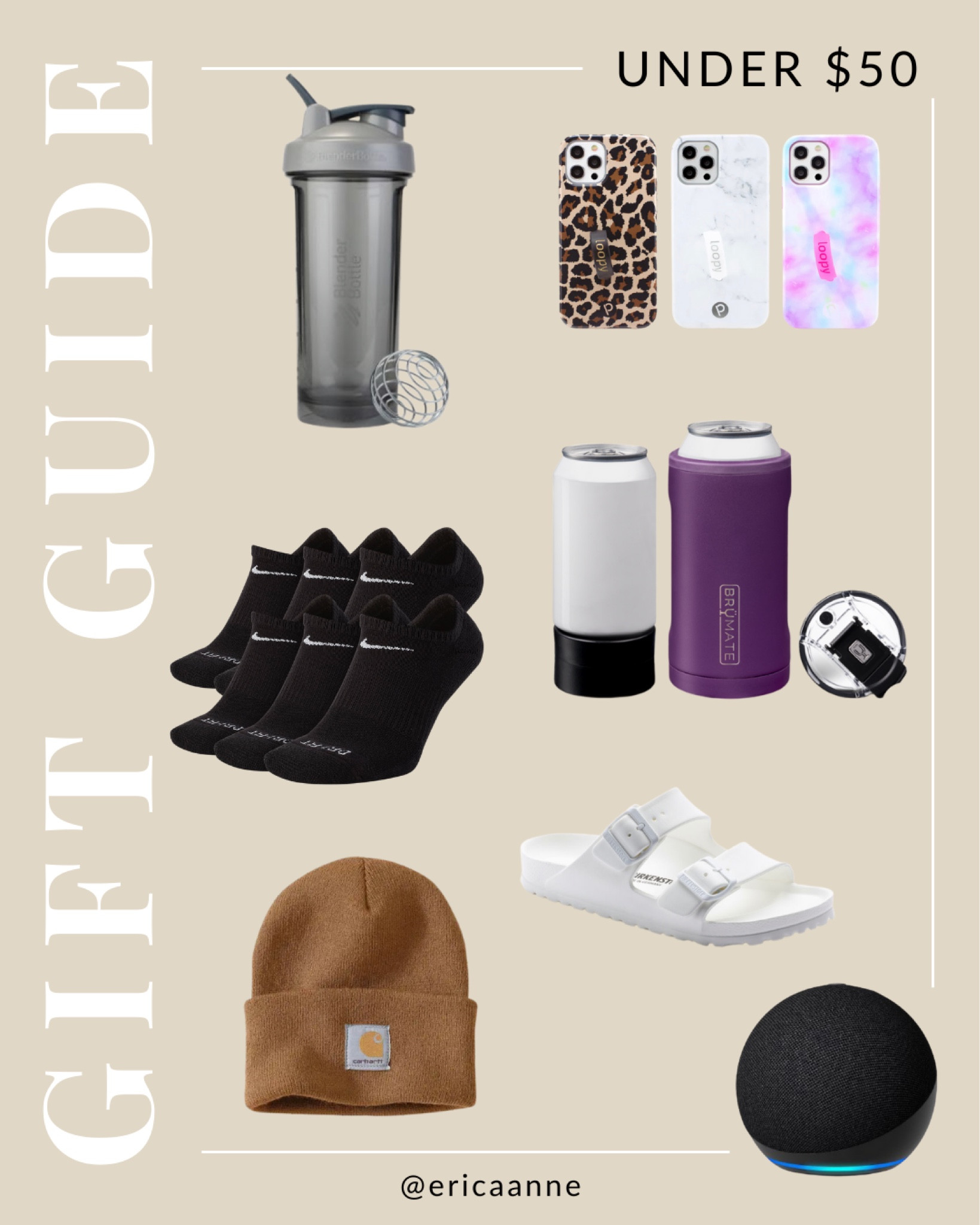 My favorites under $50. Loopy, BruMate, Carhartt, nike, echo dot, Birkenstock, blender bottle

#LTKstyletip #LTKHoliday #LTKunder50