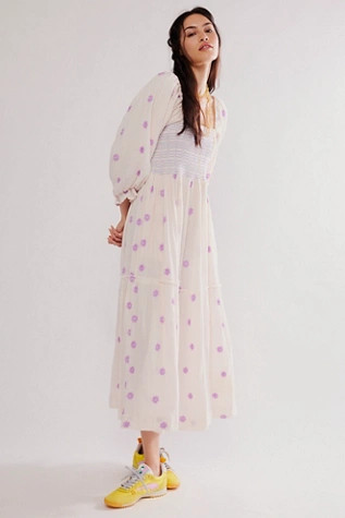 Dahlia Embroidered Maxi Dress | Free People (Global - UK&FR Excluded)