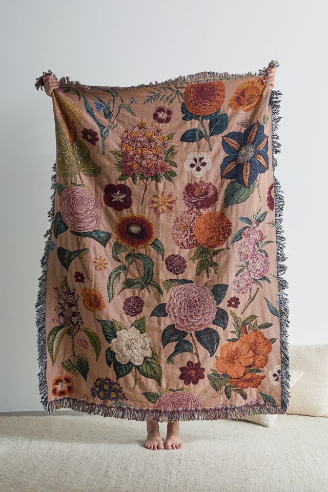 Valley Cruise Press Wildflower Woven Throw Blanket | Urban Outfitters (US and RoW)
