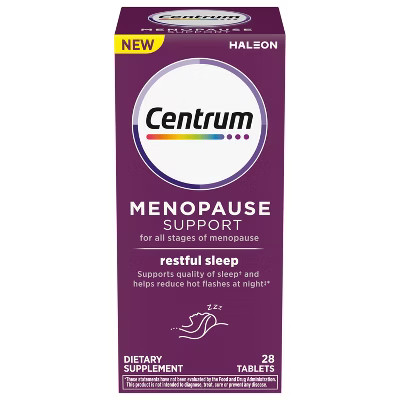 Centrum Menopause Support Restful Sleep Vitamin Tablets - 28ct | Target