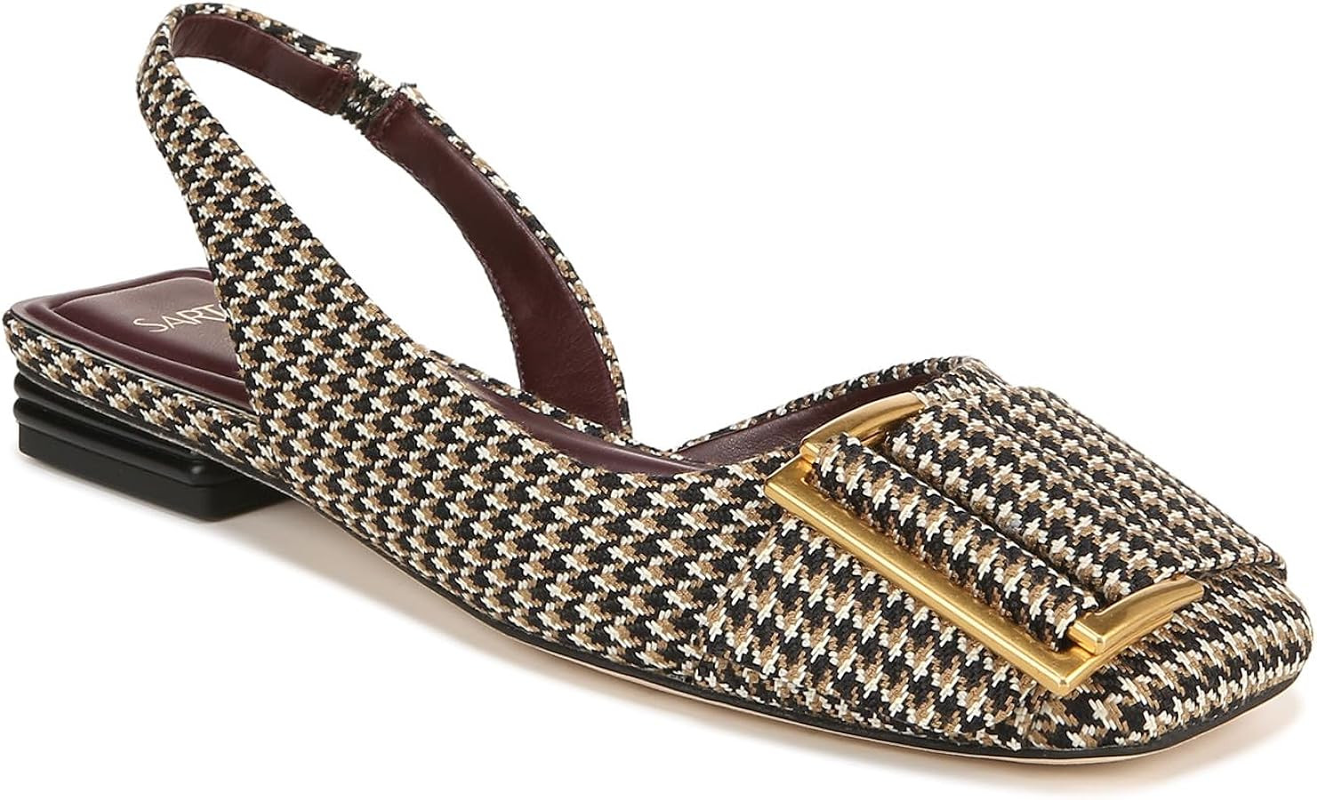 Franco Sarto Women's Tracysling Square Toe Slingback Flat Ballet | Amazon (CA)