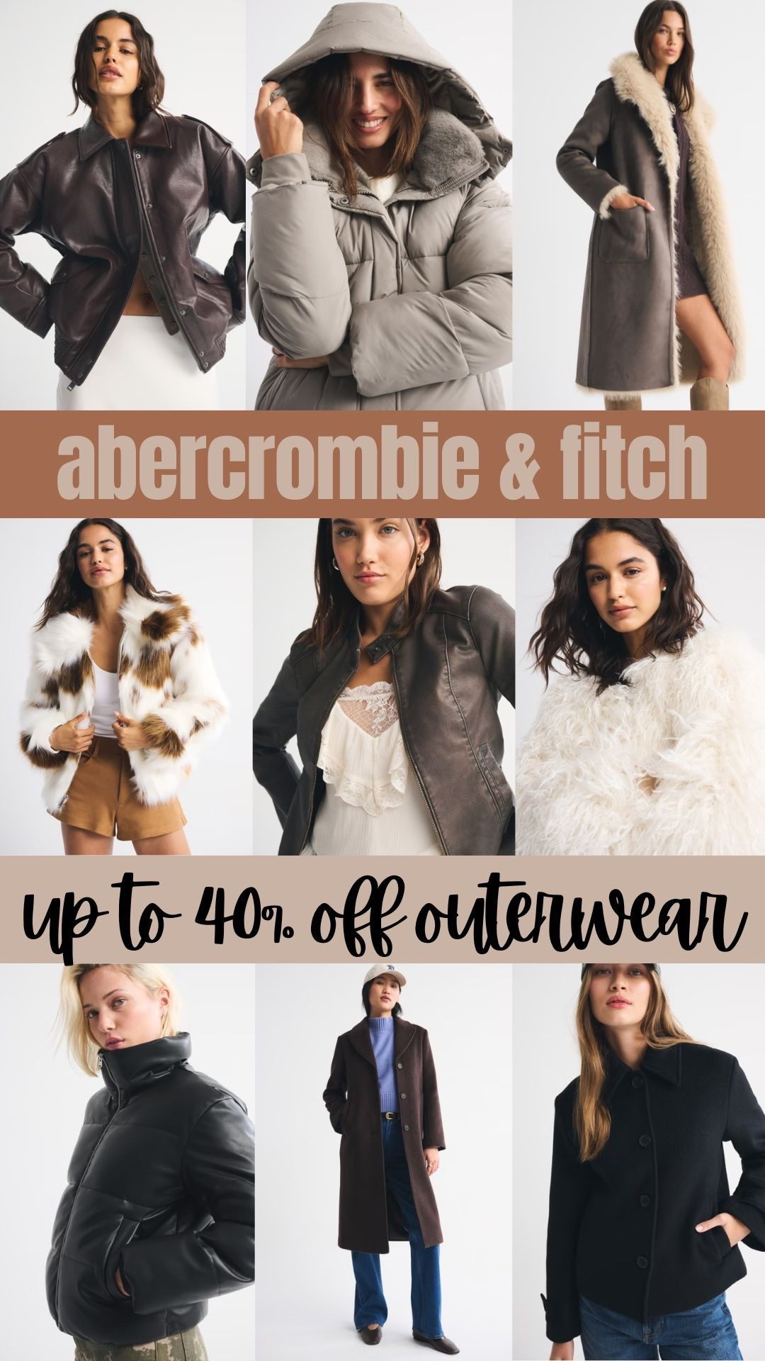 Abercrombie &amp; fitch up to 40% off  + an extra 15% off with code SHOPMYAF 

#LTKSeasonal #LTKSaleAlert #LTKHoliday