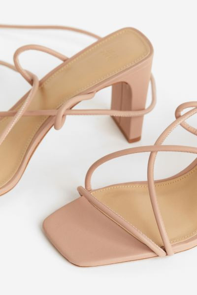 Heeled Strappy Sandals | H&M (US + CA)