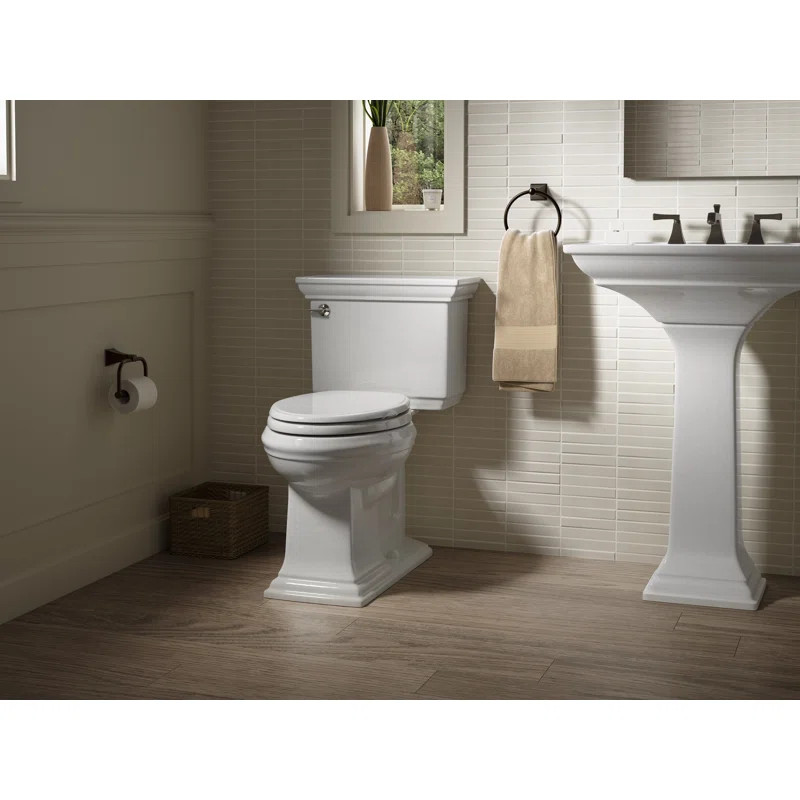 3819-0 Memoirs® Stately Comfort Height 1.6 gpf Two-piece Elongated ToiletSee More by KohlerRated... | Wayfair Professional