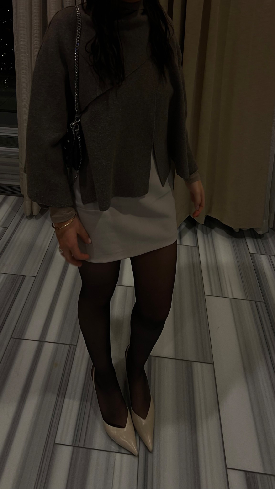 fall fashion - skirt, cardigan, leggings. All in brown tones

#LTKShoeCrush #LTKStyleTip #LTKWorkwear