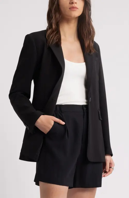 Nordstrom Classic Fit Blazer in Black at Nordstrom, Size X-Small | Nordstrom