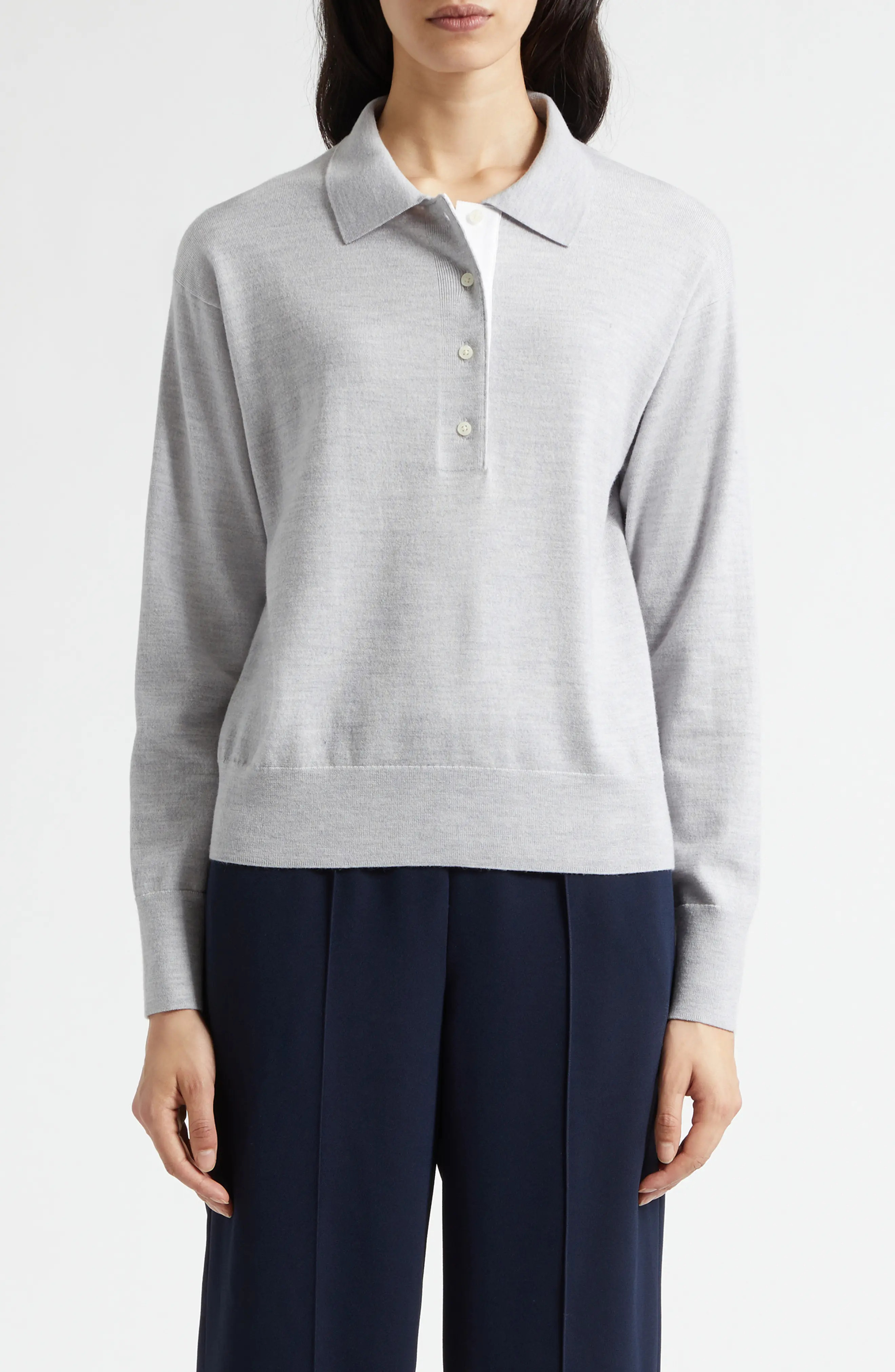 Polo Wool Blend Sweater (Women) | Nordstrom | Nordstrom