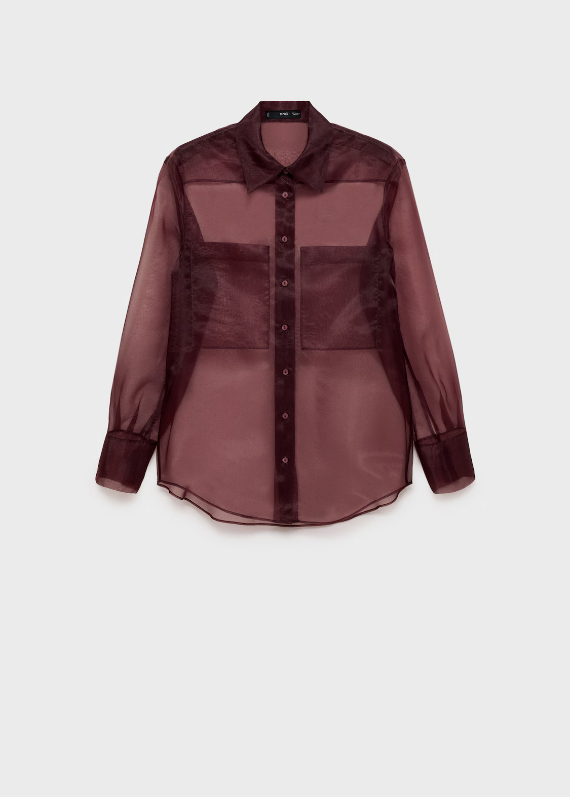 Semi-transparent blouse with pockets - Women | MANGO United Kingdom | MANGO (UK)