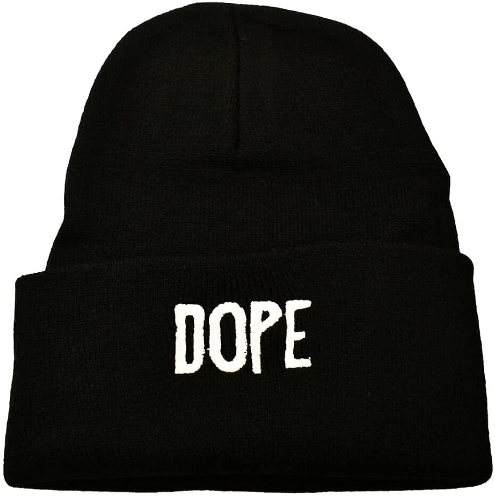 DOPE Embroidered Beanie Black | Amazon (US)