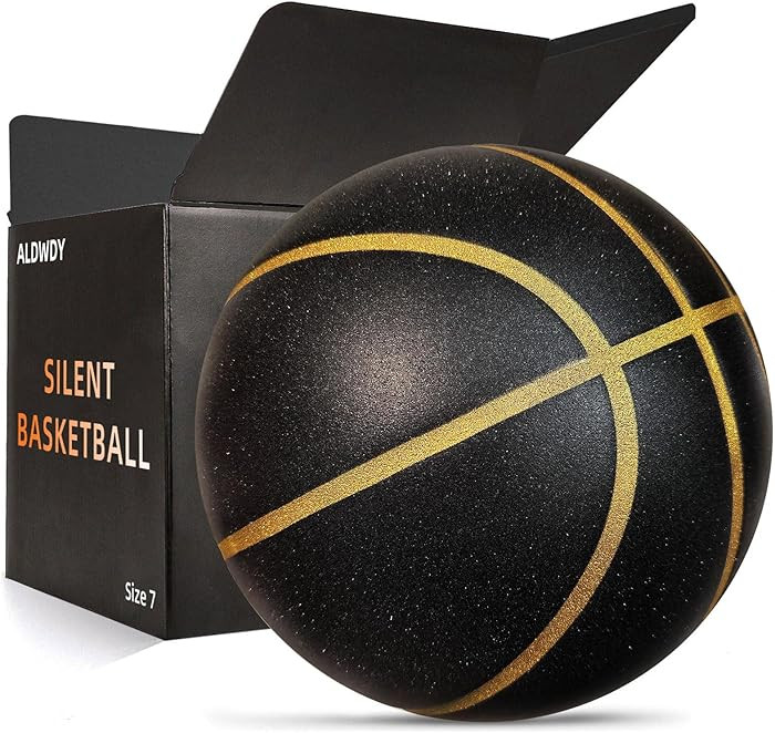 Silent Basketball Size 7 (29.5") – Grooved Airless Indoor Basketball for Quiet Dribbling and In... | Amazon (US)