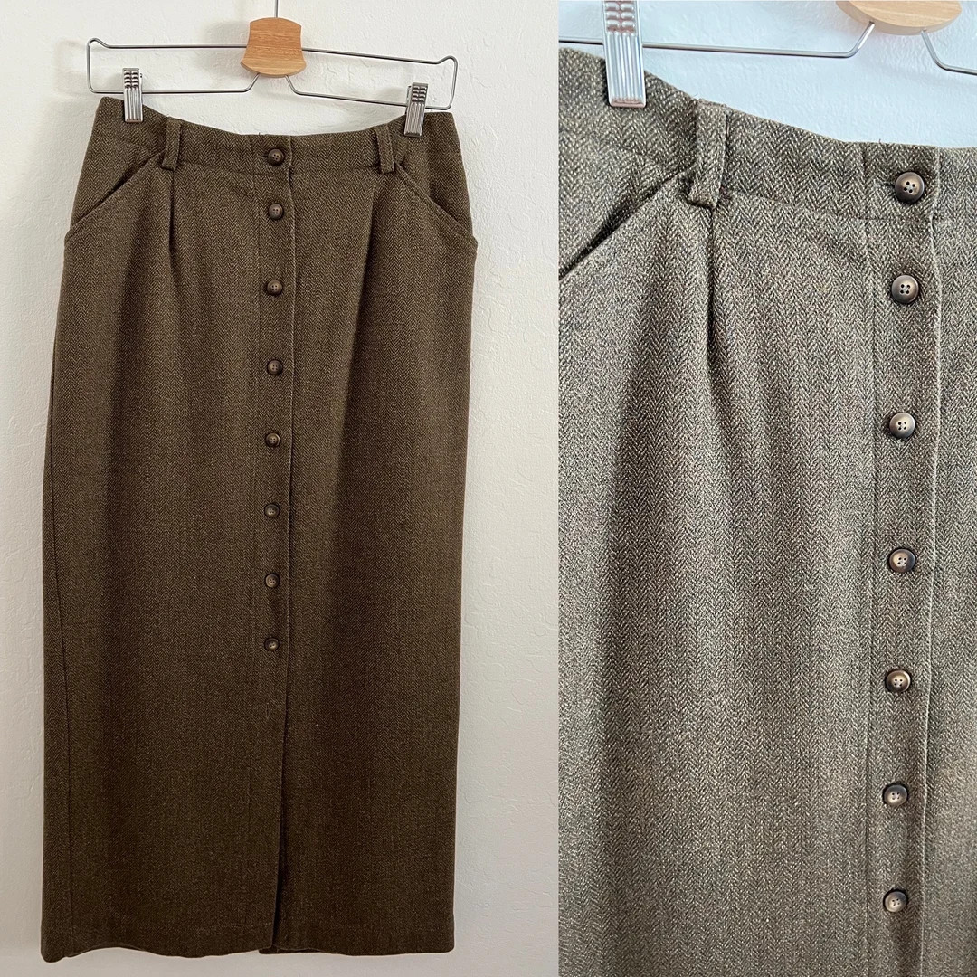 Gap Tweed Skirt | Etsy (US)