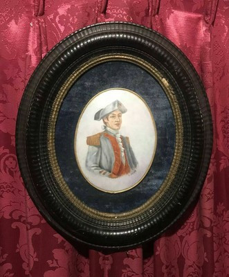 ANTIQUE VICTORIAN OVAL PORTRAIT PAINTING ON PORCELAIN  | eBay | eBay US