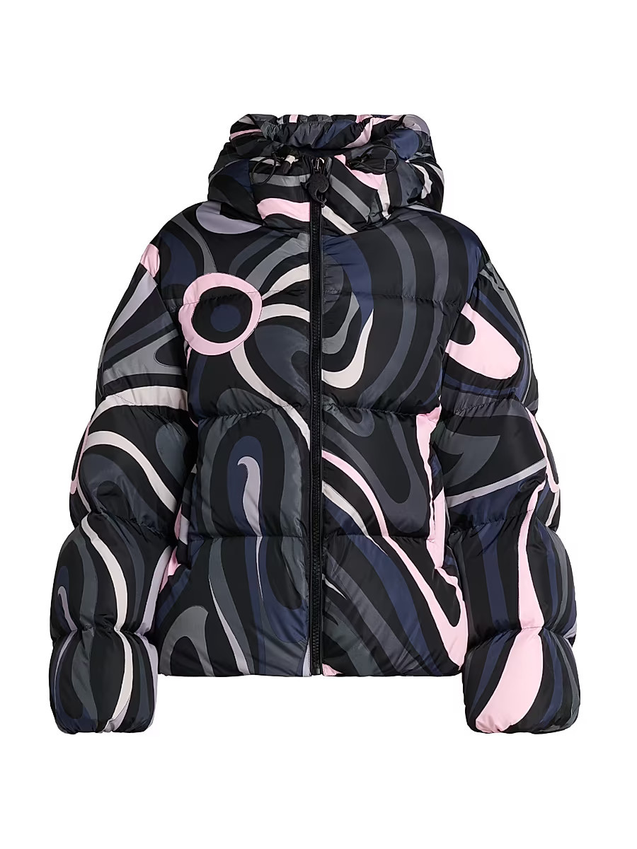 Women's Passepartout Down Puffer Jacket - Black Pink - Size 6 | Saks Fifth Avenue
