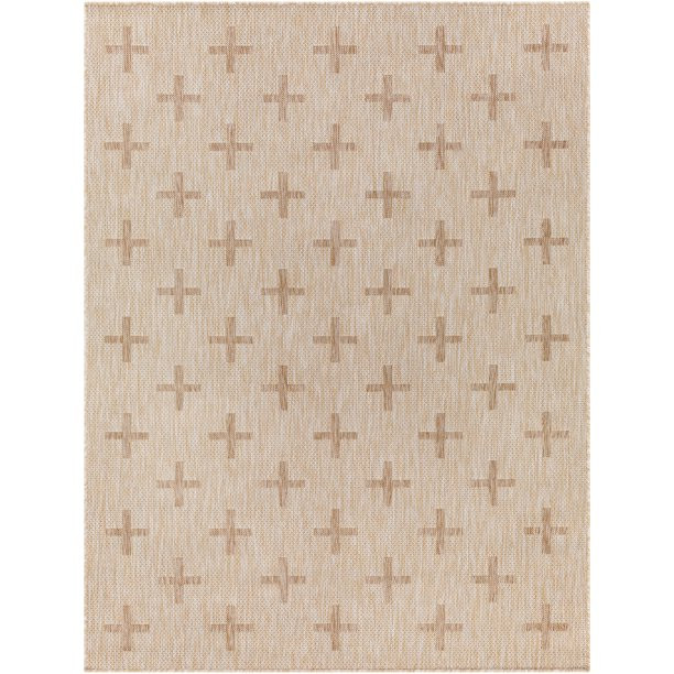 Nina Tan 7'10" x 10' Global Indoor/Outdoor Area Rug | Walmart (US)