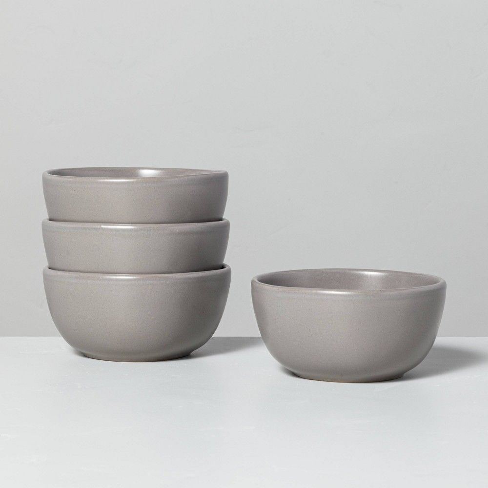 4pk Stoneware Mini Bowl Set Matte - Hearth & Hand™ with Magnolia | Target