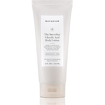 Naturium The Smoother Glycolic Acid Body Lotion, Resurfacing & Exfoliating Treatment, with 10% Gl... | Amazon (UK)