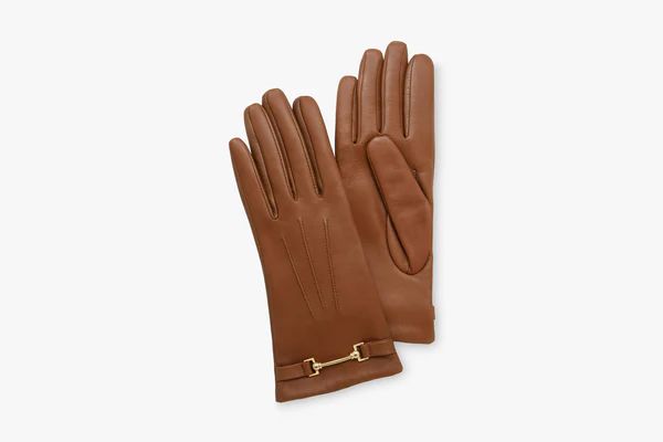 Stockbridge Gloves (M/L) - Tan | Strathberry