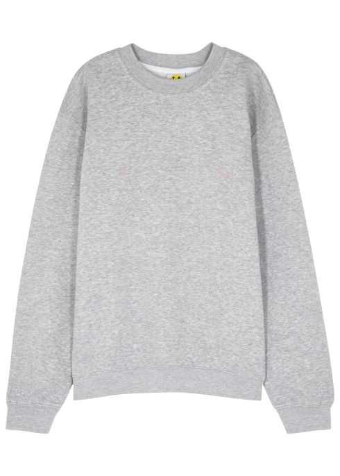 Grl Pwr grey cotton-blend sweatshirt | Harvey Nichols (Global)