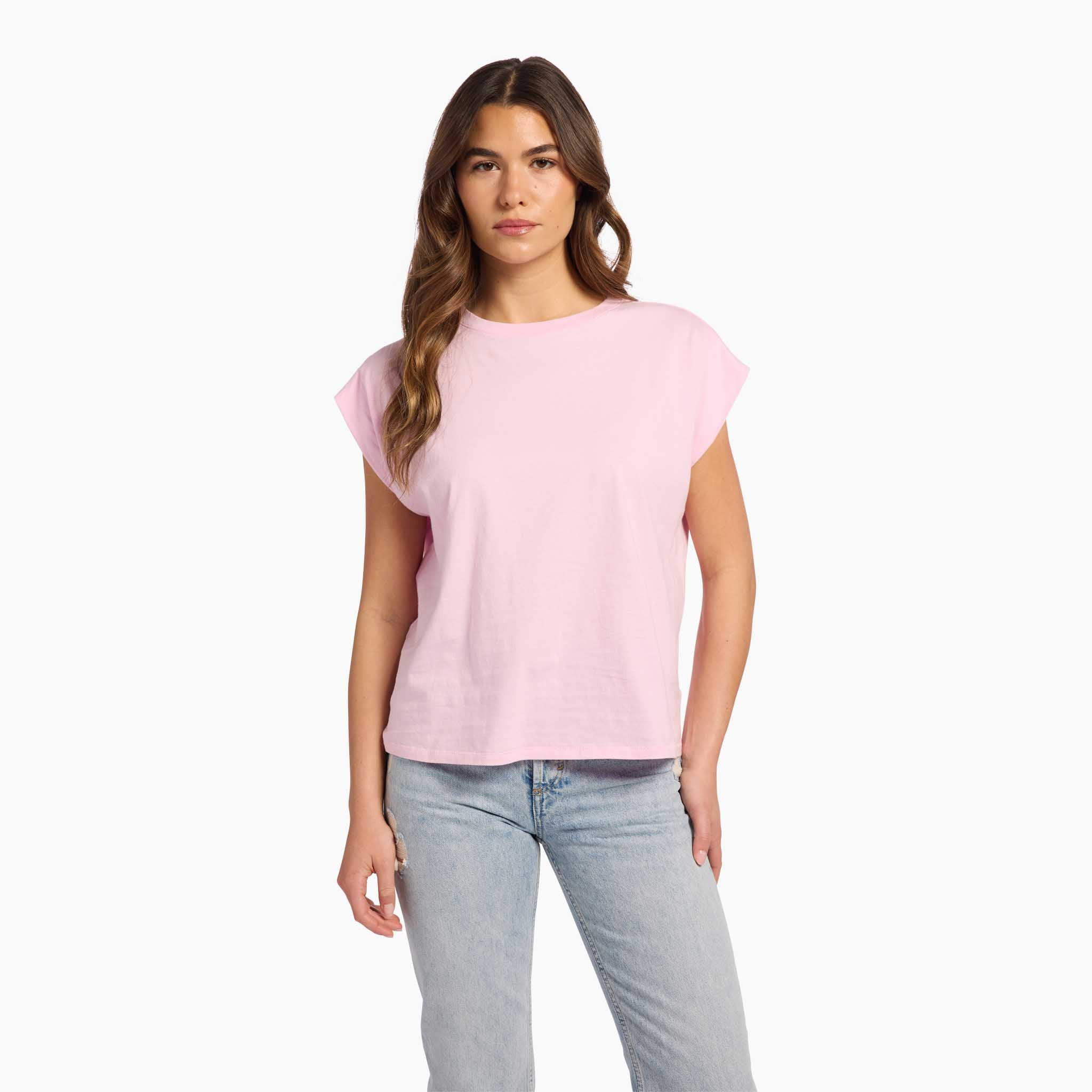 Soft Cotton Muscle Tee | Bone | Nuuds US