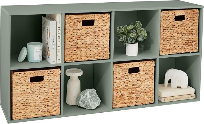 Best Choice Products Kids Bookcase 8-Cube Storage Organizer, 11in Shelf Opening, Bookshelf, Toy S... | Amazon (US)