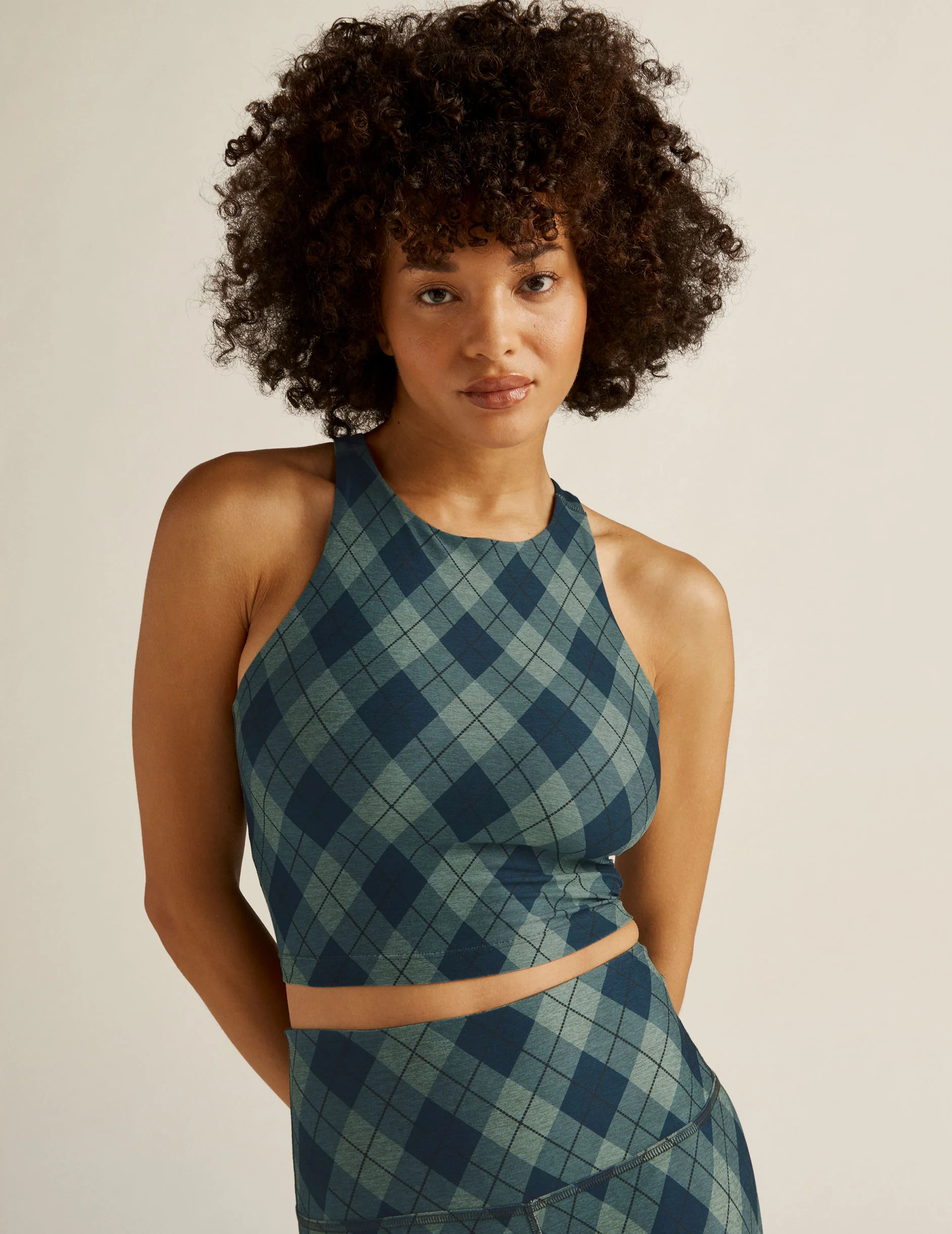 Softmark Refocus Cropped Tank | Beyond Yoga | Beyond Yoga