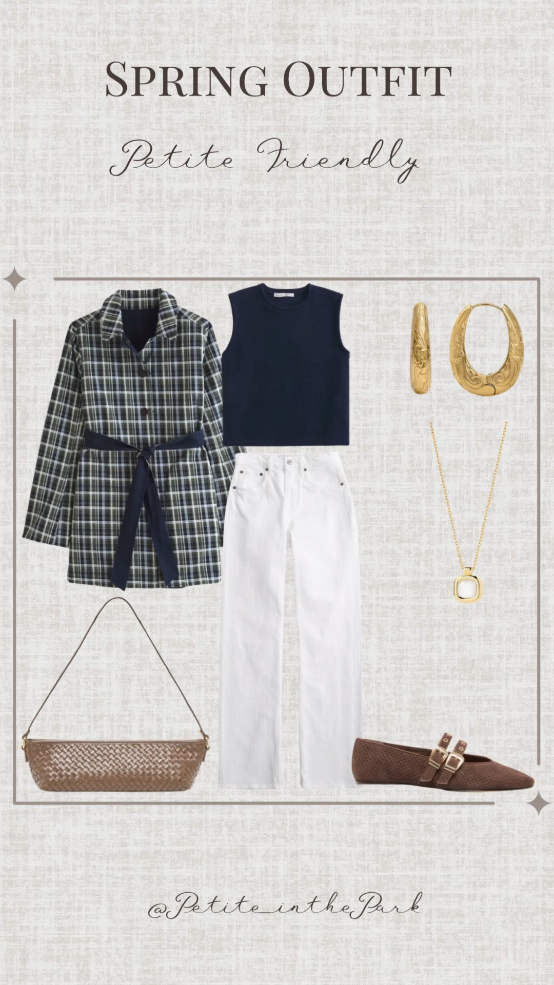 Spring petite outfit  

Spring outfit, spring trends, casual spring outfit, petite spring outfit, spring fashion, spring style, petite style, petite spring style, casual petite outfit, minimal outfit, minimal spring outfit, trench coat, petite coat, , long coat, blue top, spring top,  high waisted pants , petite pants, white pants , flats, brown flats, suede flats, shoulder bag, leather bag, tan bag, tan purse, gold earrings, gold hoop earrings, gold necklace, minimal jewelry  #casualoutfit #petiteoutifts #springoutfits #springoutfit2026 #springtrends 


#LTKSpringSale #LTKSeasonal #LTKPetite