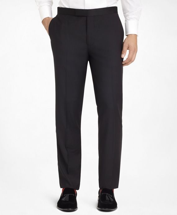 Ready-Made Regent Fit Plain-Front Tuxedo Trousers | Brooks Brothers