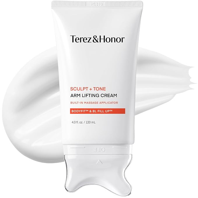TEREZ & HONOR Arm Firming Cream - Korean Gua Sha Sculpt and Tone Body Cream for Crepey Skin, Tigh... | Amazon (US)