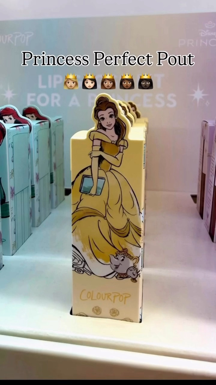 Hear ye, hear ye 👑✨A royal announcement for all girl moms:

Shine✨like a Princess 👸🏼👸🏻👸🏽👸🏾with @colourpopcosmetics Ultra Glossy Lip Princess Collection features royal shades with a touch of pearly shimmer inspired by four iconic Disney Princesses. This nostalgic collection turns happily ever after into a glow you can actually wear!

Key Ingredients:
• Hyaluronic Acid helps hydrate and plump the look of lips
• Kakadu Plum to protect with Vitamin C
• Sweet Cherry Oil to soften

Shade Descriptions:
• Ambitious Tiana: sheer gold
• Bright Ariel: sparkling opal
• Mademoiselle Belle: rosy pink
• Courageous Rapunzel: pinky lilac

#disney #lips #princess #gloss #girls