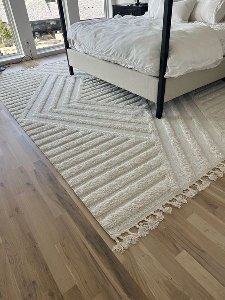Bedroom neutral rug modern decor 

#LTKunder100 #LTKsalealert #LTKunder50