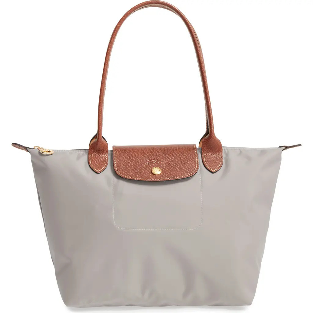 Longchamp Medium Le Pliage Nylon Shoulder Tote in Pebble at Nordstrom | Nordstrom