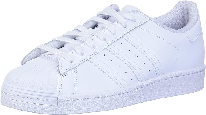 adidas Women's Superstar Sneaker, White/White/White, 9 | Amazon (US)