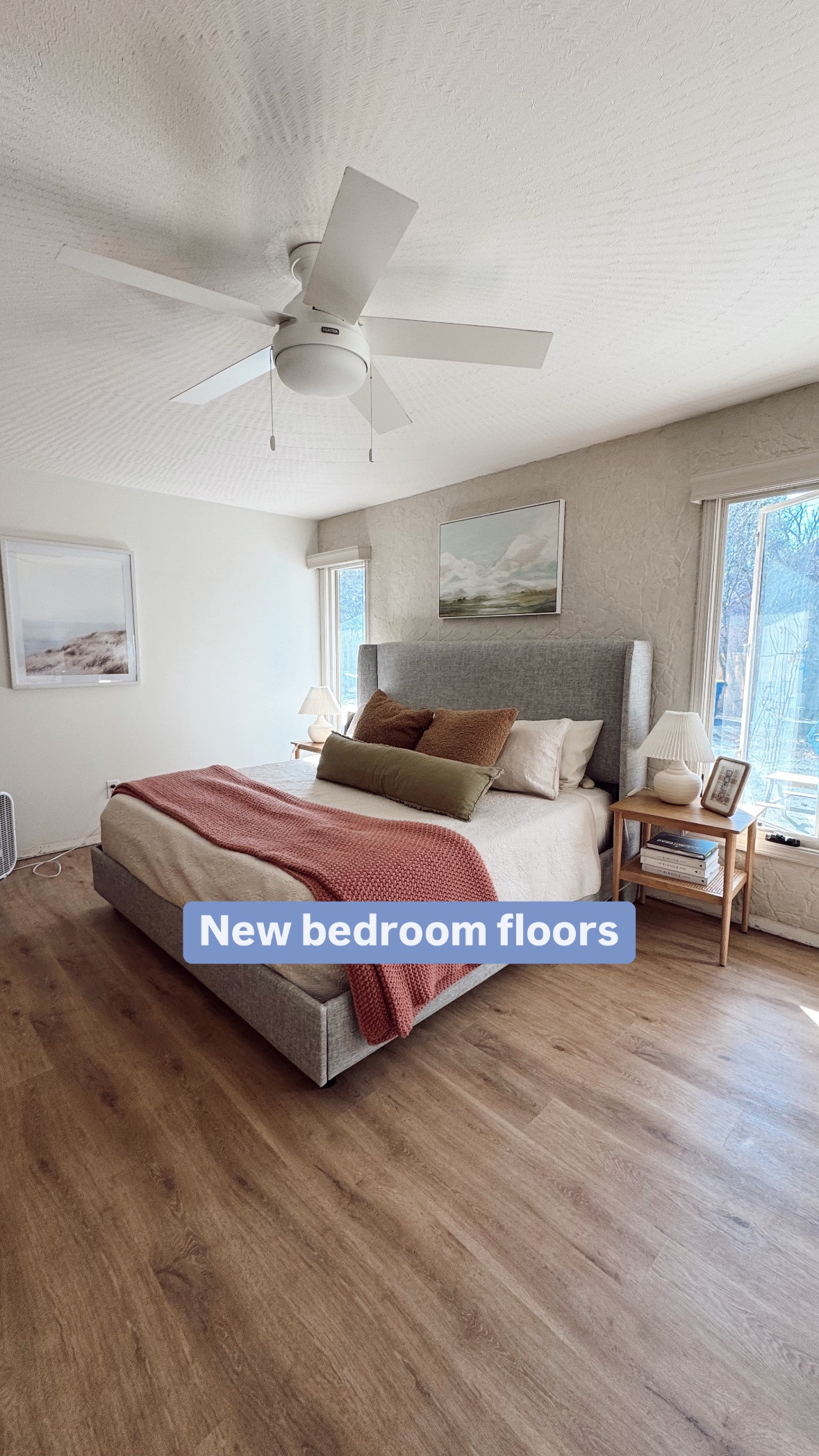 Obsessed with the floors in my bedroom! We have had them sitting in the garage for a long time and I am so excited to bring my baby home to this room! 

#LTKHome