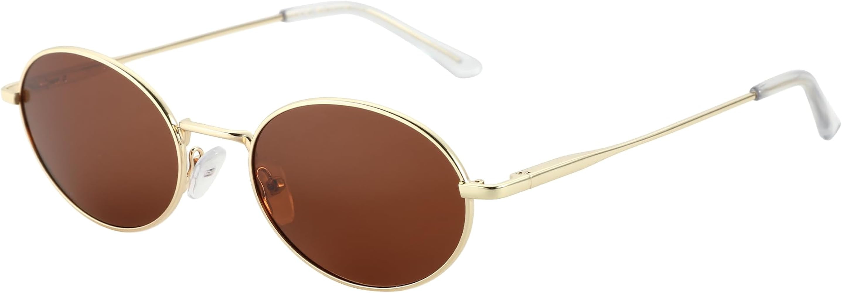 ZENOTTIC Retro Oval Sunglasses Mens Womens Unisex Classic Style Metal Frames with UV Protection | Amazon (UK)