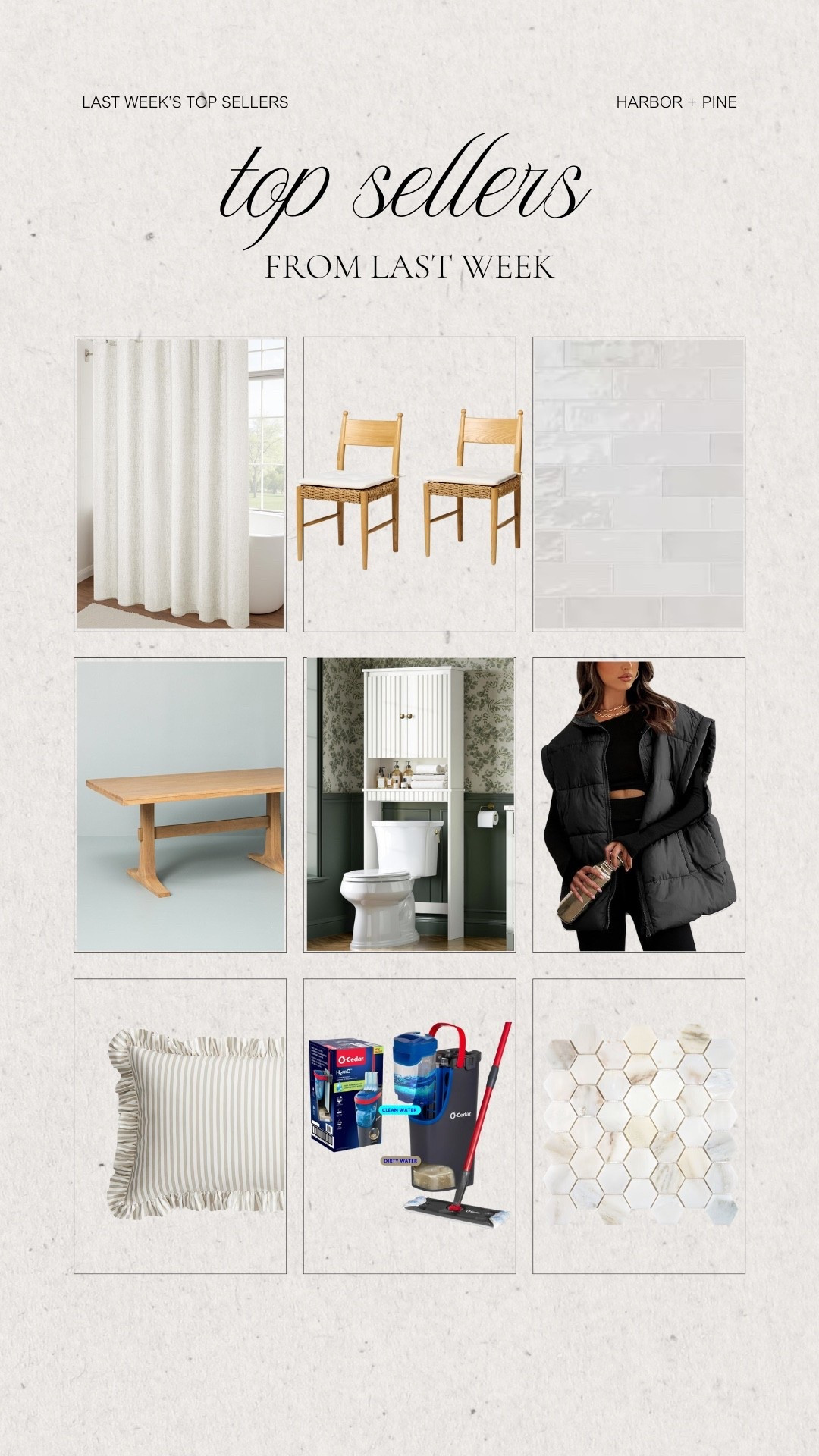 Shop last week’s top sellers 🤍