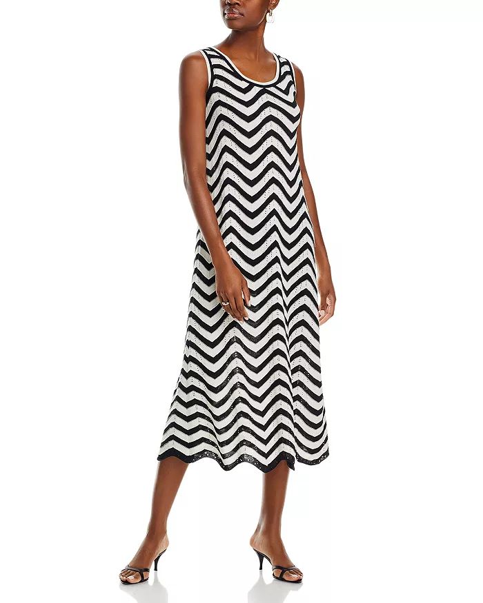 Sleeveless Jacquard Knit Midi Dress | Bloomingdale's (US)