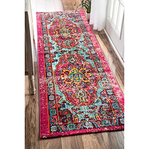 nuLOOM Corbett Vintage Boho Runner Rug, 2' 6" x 8', Multi | Amazon (US)