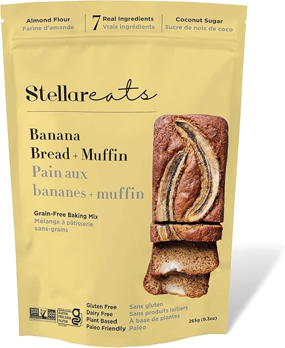 Stellar Eats Grain-Free Baking Mix | Gluten-Free, Dairy-Free, Plant-Based | Fluffy, Moist, & Natu... | Amazon (CA)