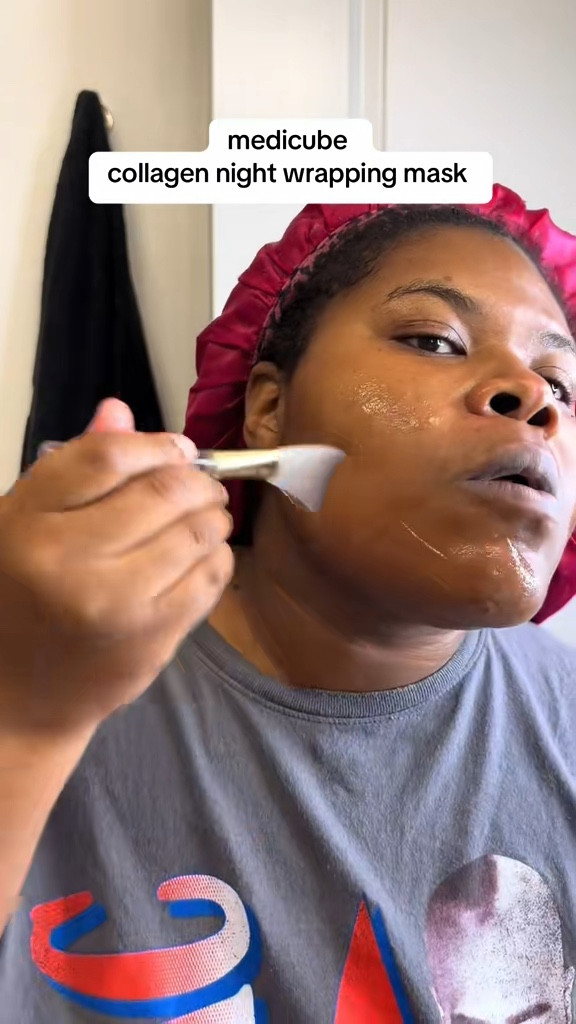 Medicube collagen night wrapping mask - Nighttime skincare routine  

#LTKBeauty
