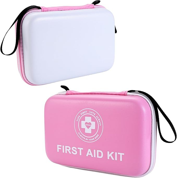 Premium First Aid Kit - 305 Piece Dual-Color Emergency Kit with Hard Shell & Fluorescent Interior... | Amazon (US)