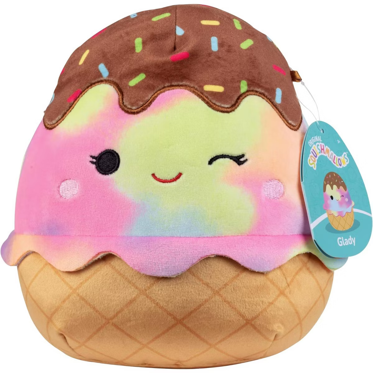 Squishmallow 8" Tie Dye Ice Cream Plush - Cute and Soft Stuffed Animal Toy - Official Kellytoy - ... | Target