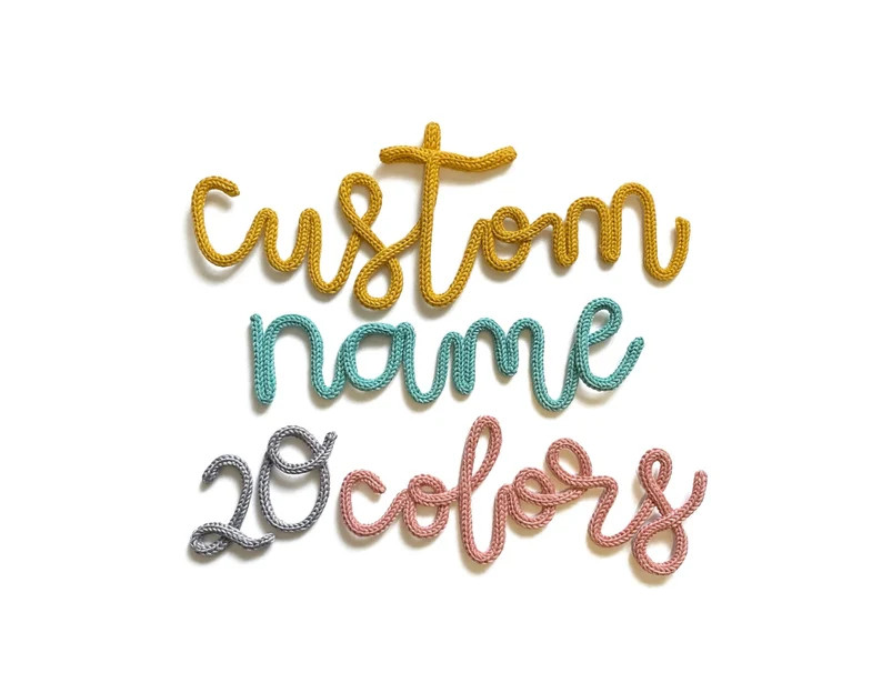 Custom Name Sign Word Sign for Playroom Nursery Name Sign - Etsy | Etsy (US)