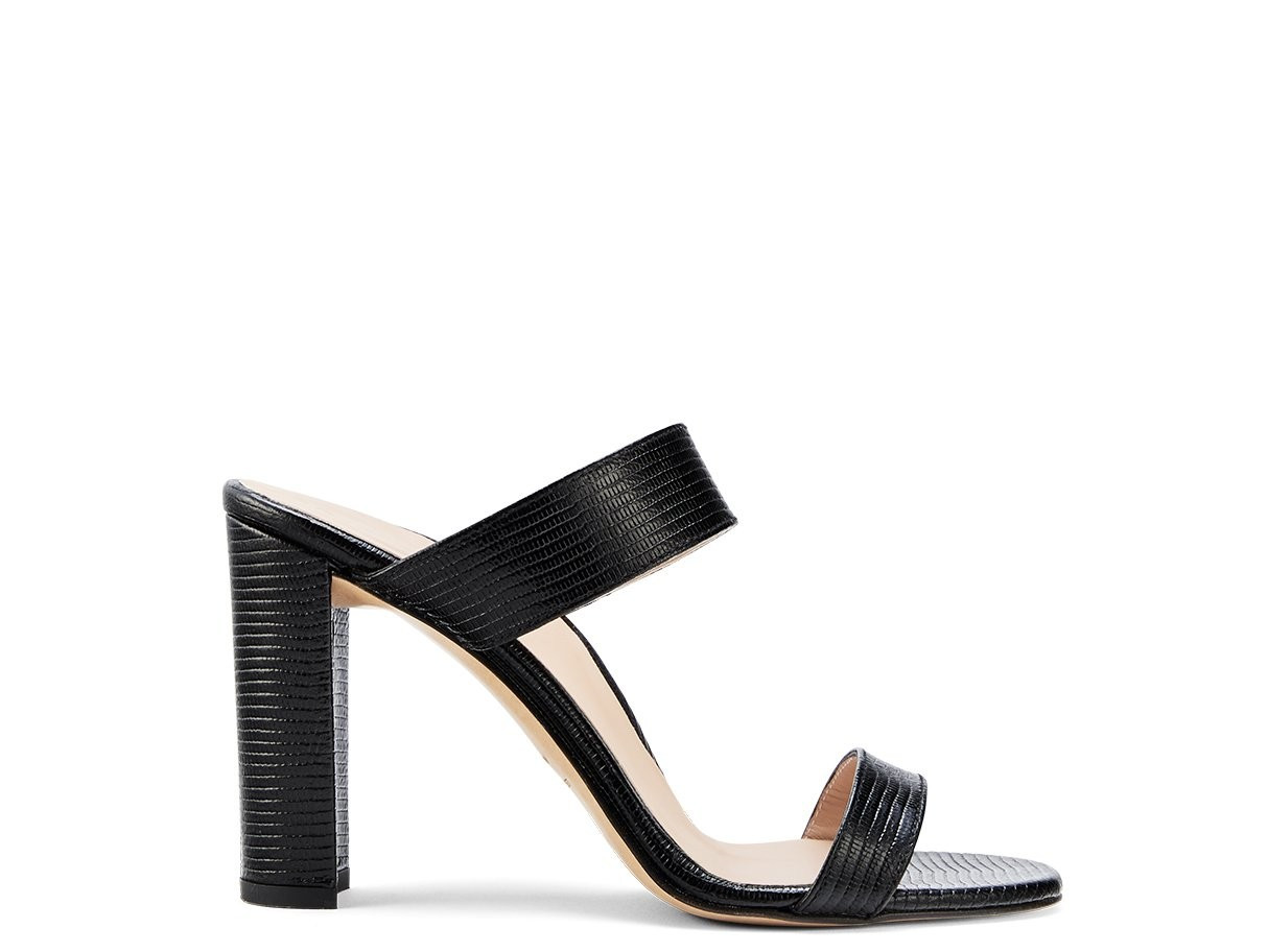 INEZ: Sara: Black Lizard Emboss | Inez 